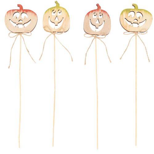 Citrouille décorative avec visage, décoration d'Halloween, 31 cm, lot de 12 | Floristik24.be