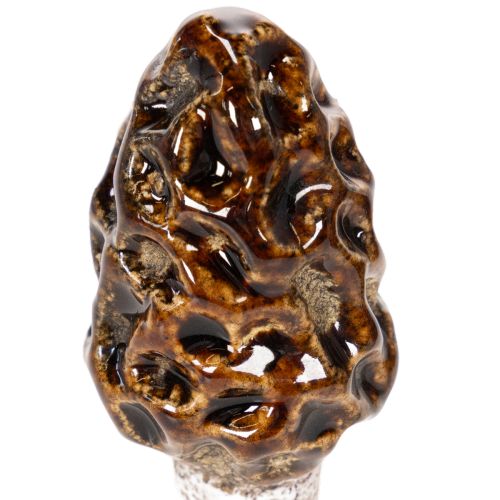 Morilles artificielles décoratives à piquer pour pots de fleurs et tables, 13 cm, lot de 2 | Floristik24.be