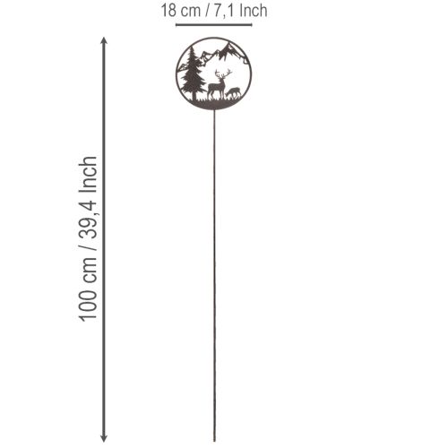 Piquet décoratif, animaux de