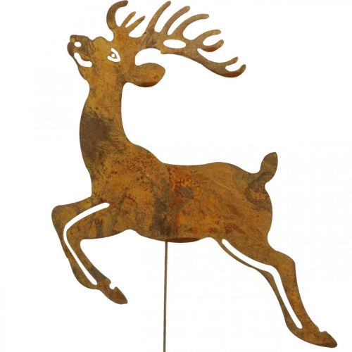 Floristik24 Bouchon de jardin patine décoratif bouchon décor cerf 21,5cm