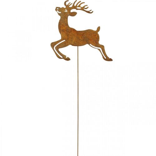 Floristik24 Bouchon de jardin patine décoratif bouchon décor cerf 21,5cm