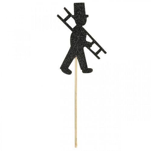 Article Porte-bonheur ramoneur bouchon fleur 7cm 24 pcs