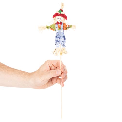 Tuteurs à fleurs en forme d'épouvantail pour compositions florales, 37 cm, lot de 6 | Floristik24.be