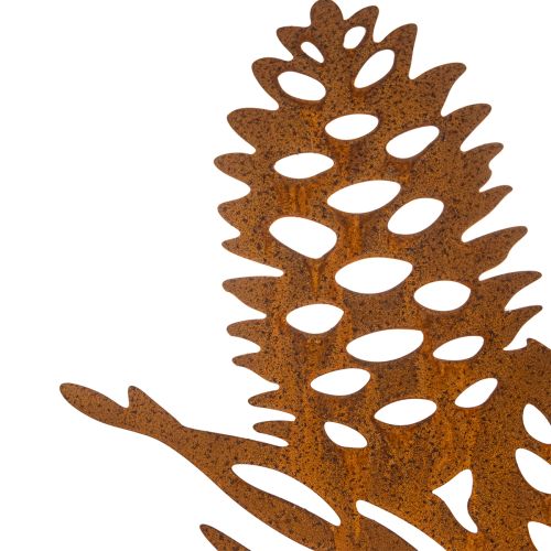 Décoration en métal en forme de pomme de pin, motif pomme de pin, 96 cm | Floristik24.be