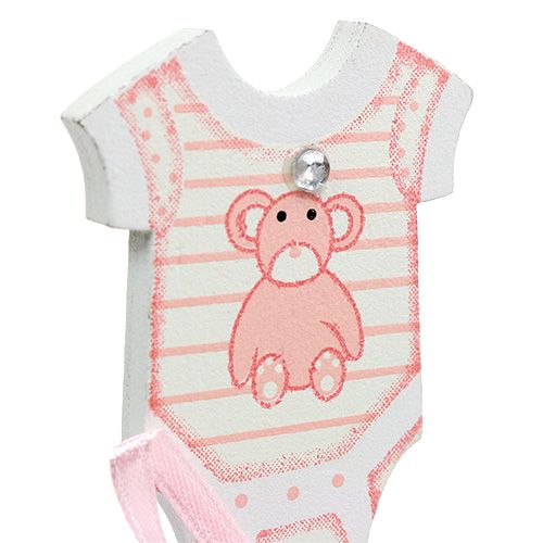 Floristik24 Bouchon de naissance 5,5cm L25,5cm bleu, rose 24 pcs