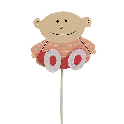 Plug Bébé 5cm L25cm Rose 20 pcs