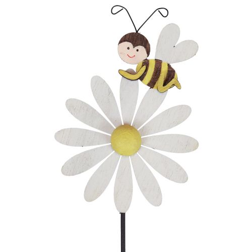 Article Décoration de printemps bouchon de fleur décoration d&#39;abeille 11 × 7,5 cm 6 pièces