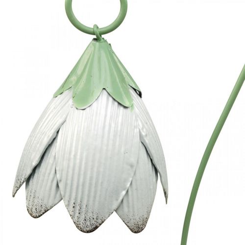 Floristik24 Tuteurs de jardin métal fleurs décoratives rose violet blanc L58cm 3pcs