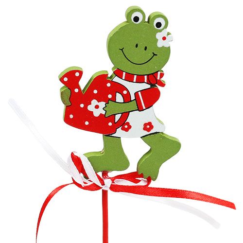 Floristik24 Pique grenouille 7 cm assortiment 12 p.