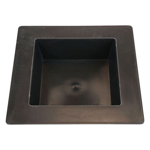 Floristik24 Plateau pour composition florale Carré Anthracite 25×25cm