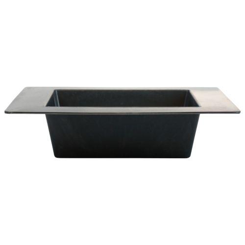 Floristik24 Plateau pour composition florale Carré Anthracite 25×25cm