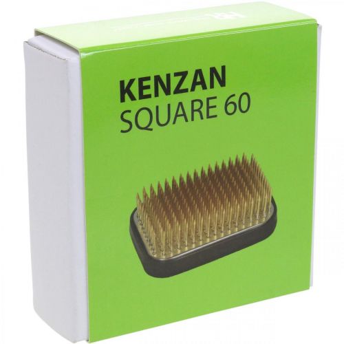 Article Kenzan Pique fleurs ikebana Rectangulaire Laiton 60×45mm
