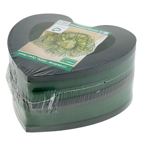 Article Matériau enfichable coeur ouvert 22cm 4 pcs