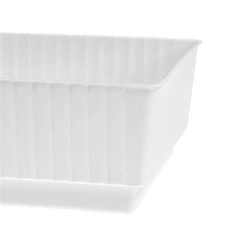 Article Barquette à mousse florale Plateau blanc 15×8×4cm 10pcs
