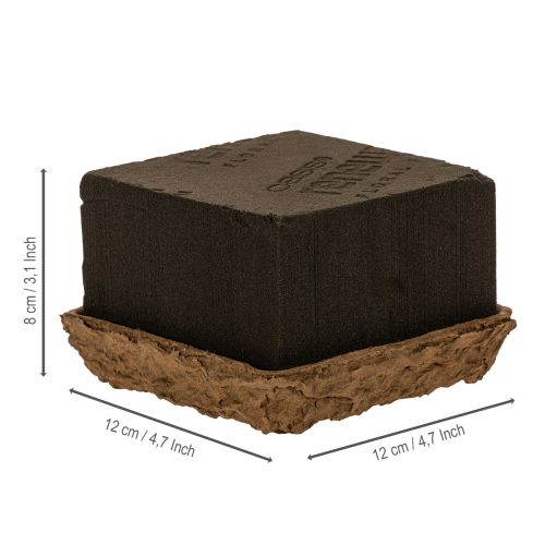 Article Mousse florale 1/2 brique OASIS® Renewal® Mousse florale Biolit® 12 cm 2S