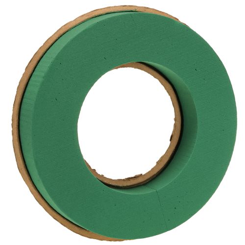 Floristik24 Couronne en mousse florale humide sur carton Ø30cm 2 pcs