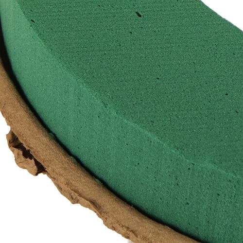 Article Couronne en mousse florale humide sur carton Ø30cm 2 pcs