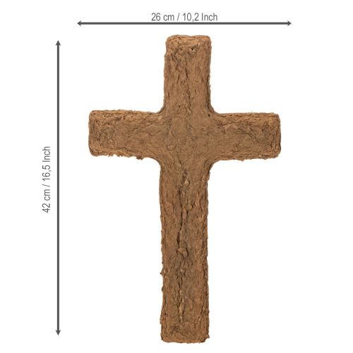 Croix en mousse florale OASIS® Renewal® Biolit® Memorial Floristry 42 cm (2 pièces) | Floristik24.be