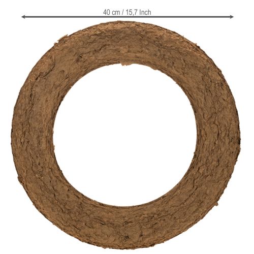 Anneau en mousse florale OASIS® Renewal® Biolit® 40 cm (2 pièces) | Floristik24.be