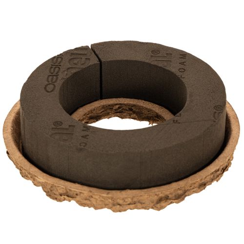 Anneau en mousse florale OASIS® Renewal® Biolit® 17 cm (lot de 2)