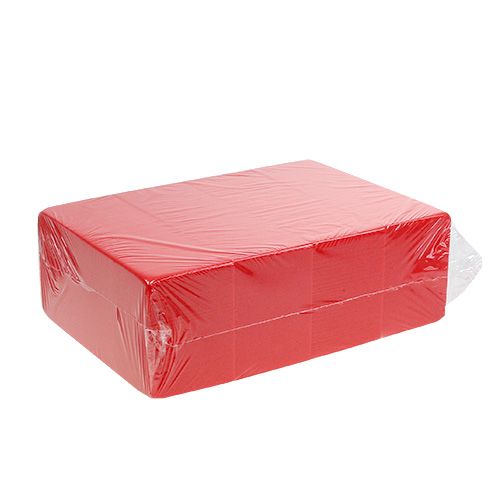 Floristik24 Briques en mousse florale arc-en-ciel rouge 4pcs