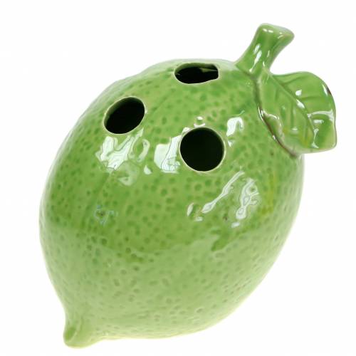 Vase en grès Lemon Lime Green 15cm