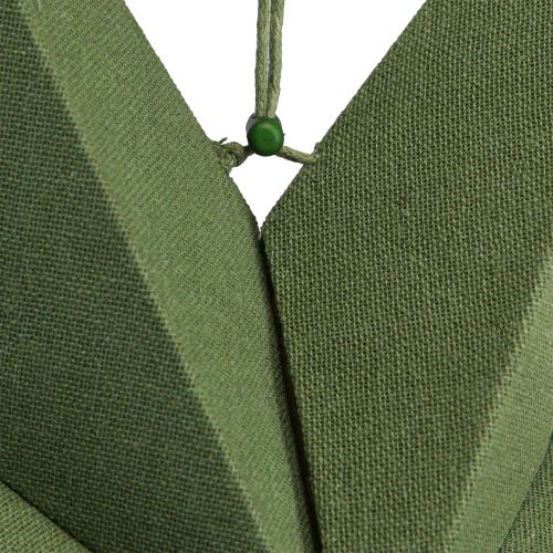 Article Décoration étoile poinsettia papier jute vert 60x15cm