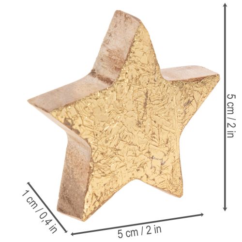 Étoiles décoratives brillantes pour la décoration de table, 5 cm, lot de 9 | Floristik24.be