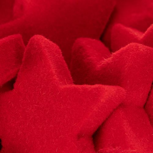 Petite étoile décorative, décoration floquée à disperser, 5 cm, lot de 40. | Floristik24.be