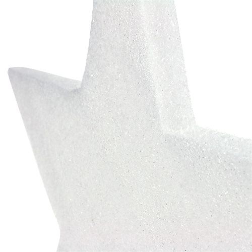 Floristik24 Grande étoile à suspendre blanche 45cm L56cm 1pc