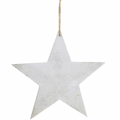 Étoile de décoration de Noël à suspendre 30cm 3 pcs