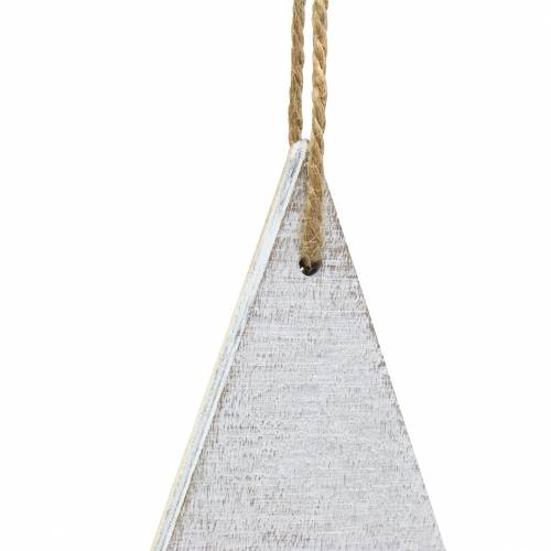 Article Étoile de décoration de Noël à suspendre 30cm 3 pcs