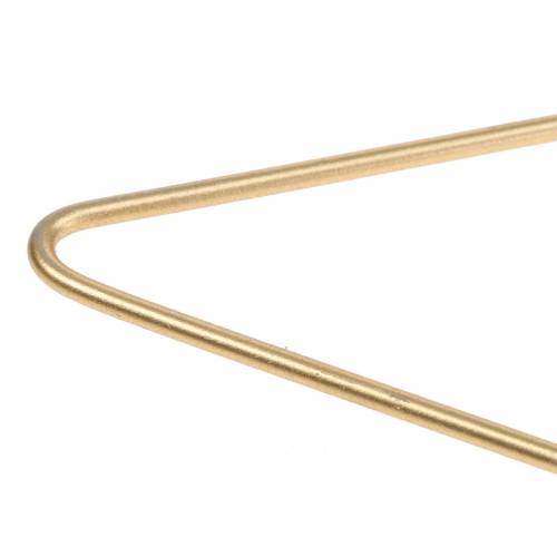 Article Décoration étoile à suspendre métal doré Ø35cm 4pcs