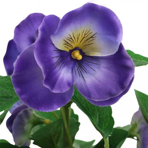 Article Pensée artificielle violette fleur artificielle pré fleur 30cm
