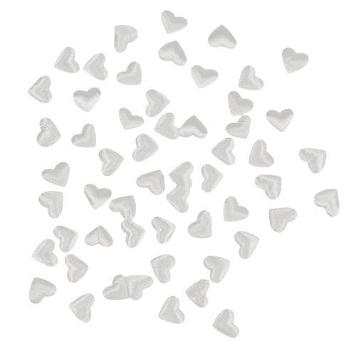 Floristik24 Coeurs à disperser blancs 1,3 cm 500 pcs