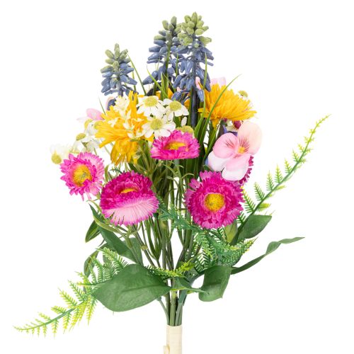 Floristik24 Bouquet de fleurs artificielles, décoration printanière pour salon et bureau, 37 cm