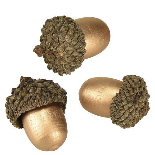 Article Glands de décoration à disperser automne hiver or 3cm 36 pcs