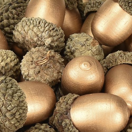 Article Glands de décoration à disperser automne hiver or 3cm 36 pcs