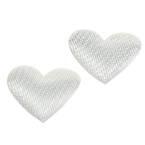 Article Décoration à disperser coeurs blancs 14mm 800 pcs