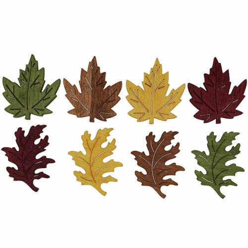 Floristik24 Décoration à disperser feuille érable chêne 4cm 72 pcs