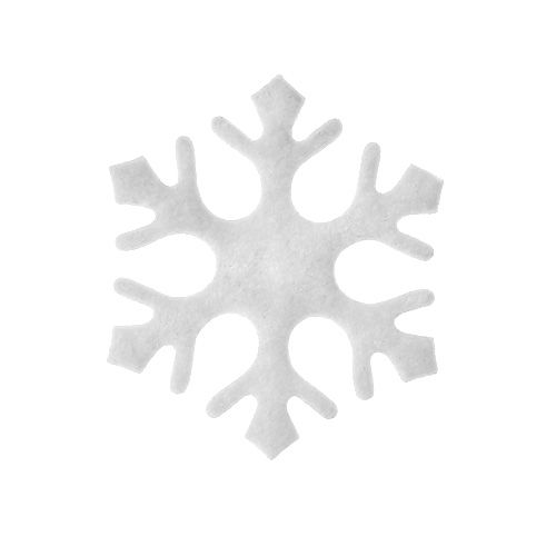 Article Décoration à disperser flocons de neige blanc 3,5 cm 120 pcs