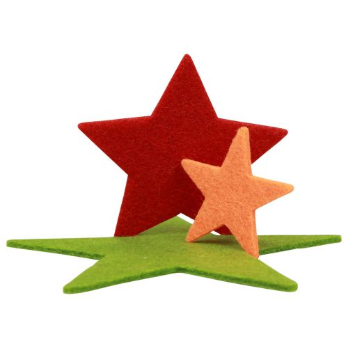 Floristik24 Étoiles de décoration dispersées, pièces dispersées Noël colorées 108 pièces