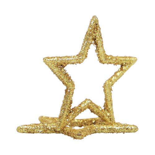 Floristik24 Décoration à disperser étoiles de Noël paillettes dorées Ø4cm 120 pcs