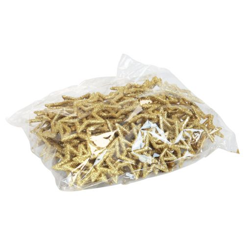 Floristik24 Décoration à disperser étoiles de Noël paillettes dorées Ø4cm 120 pcs