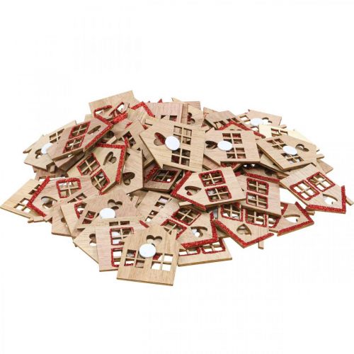 Article Décoration dispersée Noël Décoration de Noël maison 4,5×5cm 72 pcs