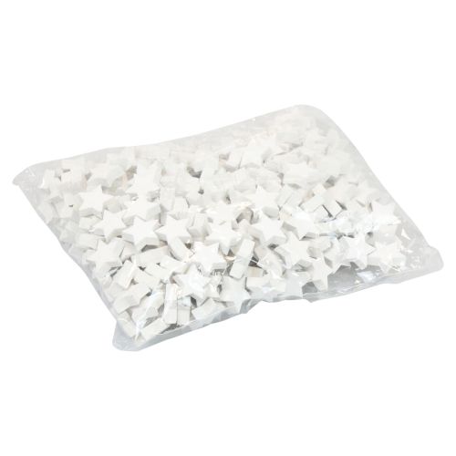 Floristik24 Décoration à disperser étoiles de Noël étoiles en bois blanc Ø1,5cm 300pcs