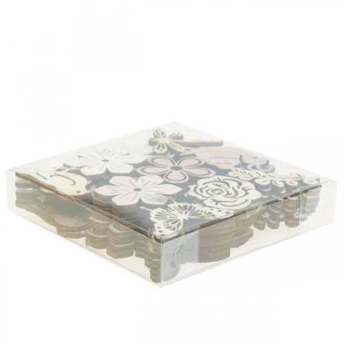 Article Décoration à disperser fleurs animaux mélange décoration d'été B3–4cm 72 pcs