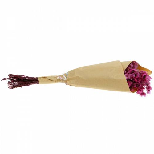 Floristik24 Fleurs Séchées Rose Fleurs Séchées Bouquet Fleurs Séchées Rose H21cm
