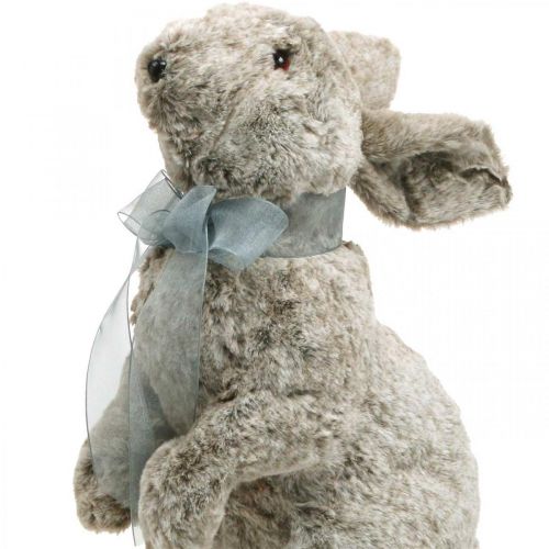 Article Peluche lapin de Pâques, décoration de vitrine, lapin à poser, décoration printanière H40cm