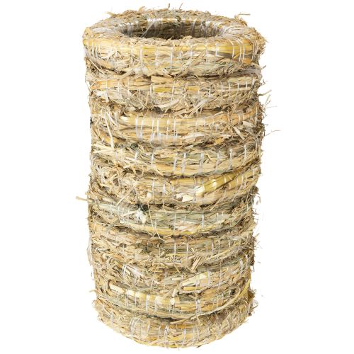 Article Anneau de paille vierge pour décorations et compositions florales à faire soi-même